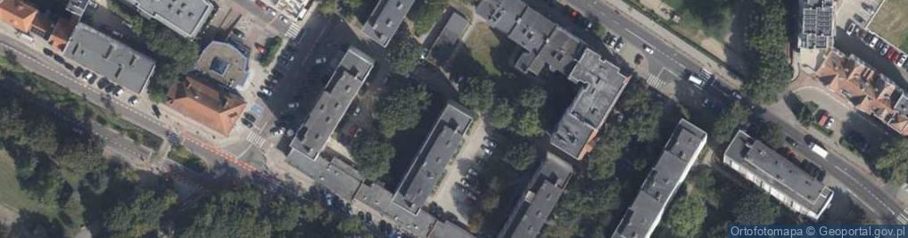 Zdjęcie satelitarne Kompleks Wykoń Wnętrz Prima Borowski Dariusz Trochimowicz Waldemar