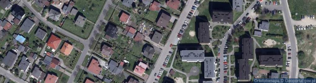 Zdjęcie satelitarne Koziołek Mariusz F.H.U.Beatex Koziołek Mariusz Usługi Wod-Kan-C.O.Gaz
