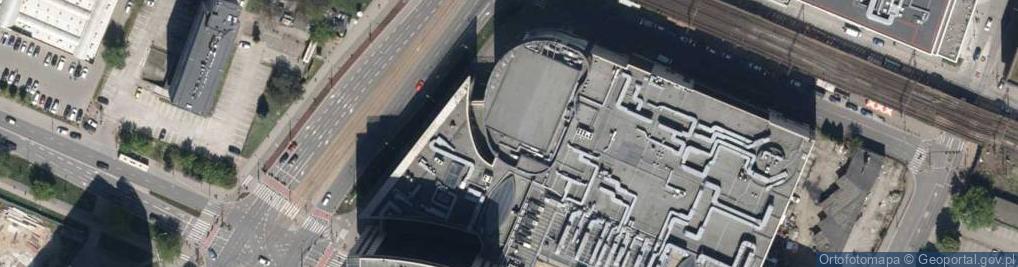 Zdjęcie satelitarne Kraków Zielony Złocień
