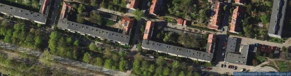 Zdjęcie satelitarne KS M Sajna i M Kwiecień