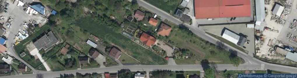 Zdjęcie satelitarne Marek Bryg Zmechanizowane Roboty Ziemne Transport Wydobycie Piasku i Żwiru