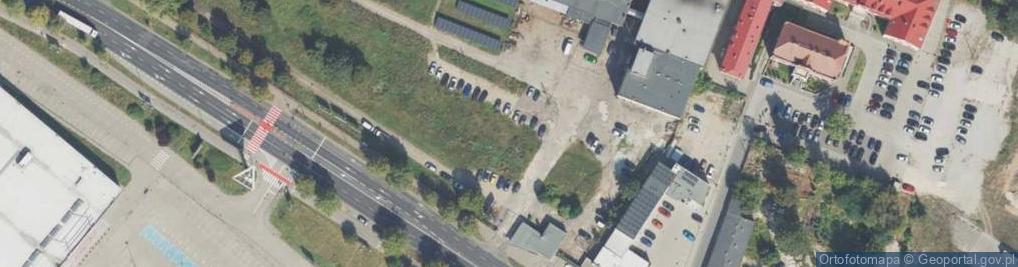 Zdjęcie satelitarne PHU Centrum Okienne Alando Eksport Import