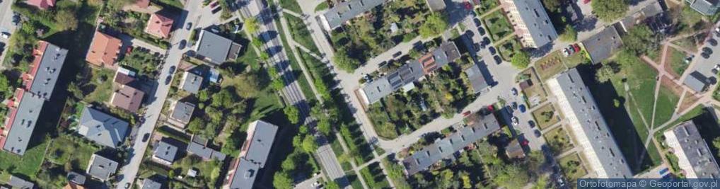 Zdjęcie satelitarne Piece Przemysłowe Piecobudowa Płock