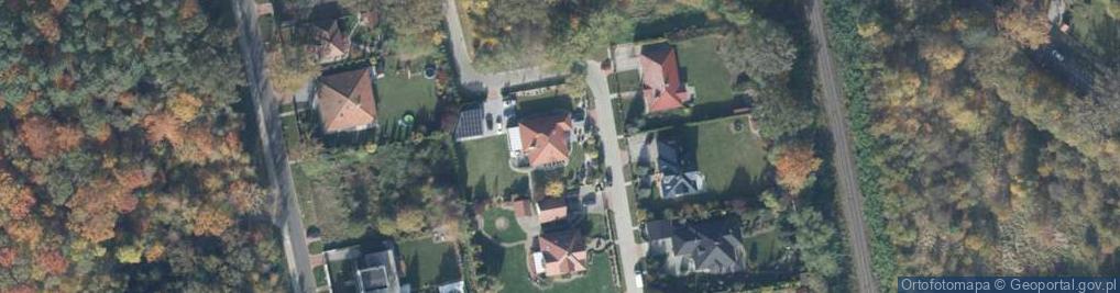 Zdjęcie satelitarne Piotr Chorbiński Przedsiębiorstwo Handlowe Megami