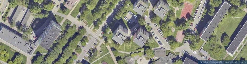 Zdjęcie satelitarne Piotr Dędek Firma Handlowo-Usługowa Draco
