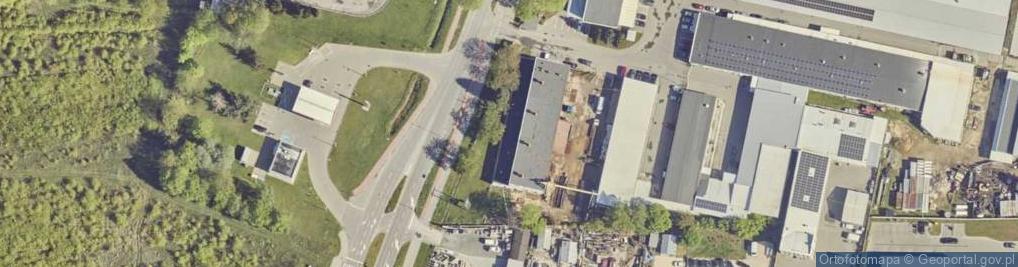 Zdjęcie satelitarne Piotr Łobodziński Przedsiębiorstwo Produkcyjno Handlowo Usługowe Termobud Plus