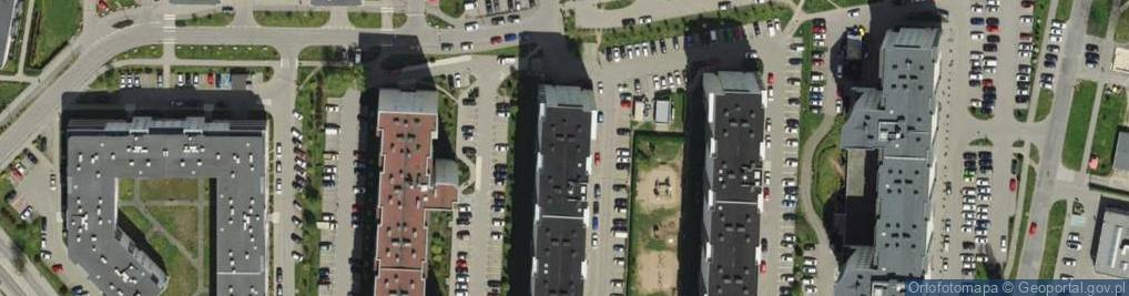 Zdjęcie satelitarne Piotr Salwiczek Projektowanie Architektury Salwiczek