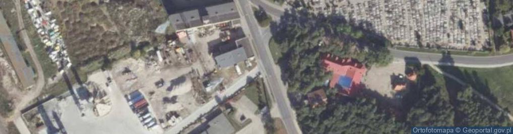 Zdjęcie satelitarne Powiatowy Zarząd Dróg Rawicz