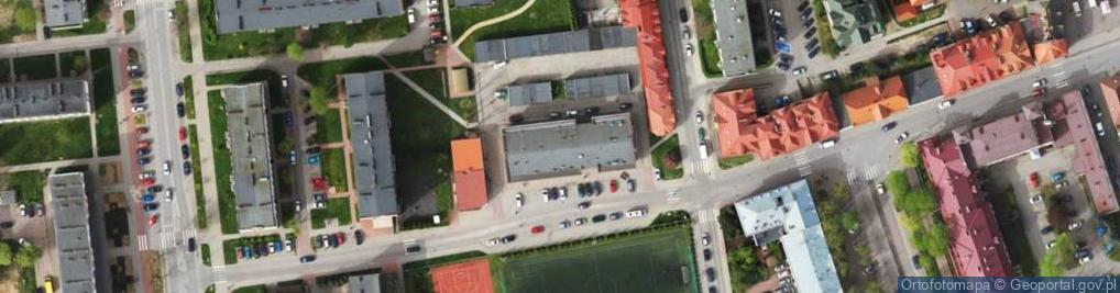 Zdjęcie satelitarne Przeds Budowowlano Usługowe Big M Głodek K Michalski M Błaszczyk G