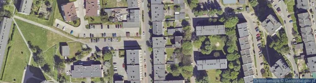 Zdjęcie satelitarne Przedsiębiorstwo Budowlane Kanech Bud Piotr Neugebauer Marzena Kacińska