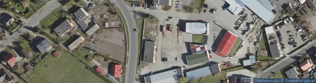 Zdjęcie satelitarne Przedsiębiorstwo Budowlane w Wągrowcu