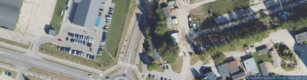 Zdjęcie satelitarne Przedsiębiorstwo Budowlano Wytwórczo Handlowe Kera w Suwałkach