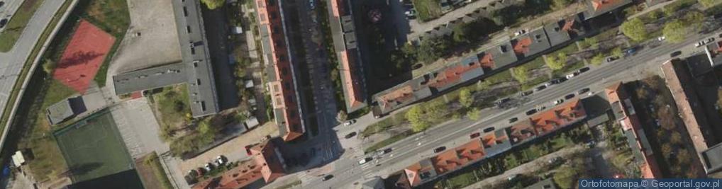 Zdjęcie satelitarne Przedsiębiorstwo Handlowo Usługowe Ajur Andrzej Jurek