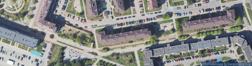 Zdjęcie satelitarne Przedsiębiorstwo Handlowo-Usługowe Inter-Bud Raczkowska Agnieszka