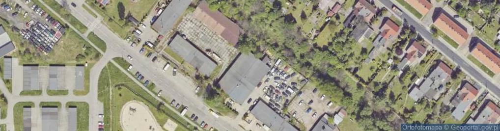 Zdjęcie satelitarne Przedsiębiorstwo Produkcyjno Usługowo Handlowe Hanbud w Upadłości Likwidacyjnej