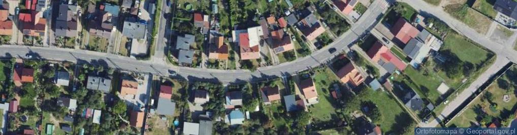 Zdjęcie satelitarne Przedsiębiorstwo Produkcyjno Usługowo Handlowe Nad Bud