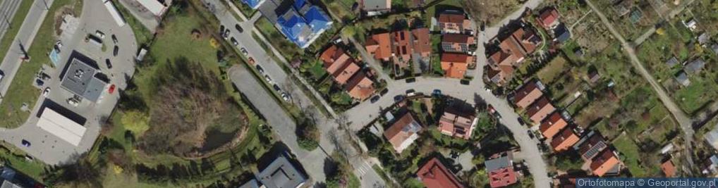 Zdjęcie satelitarne Przedsiębiorstwo Projektowania i Realizacji Budownictwa