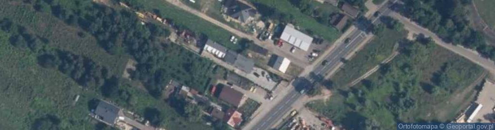 Zdjęcie satelitarne Przedsiębiorstwo Usługowo - Handlowe - Usługi Podnośnikiem Elżbieta Szubska