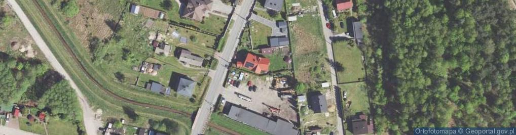 Zdjęcie satelitarne Przedsiębiorstwo Wielobranżowe Dźwigbud Jan Sroka Mirosław Grucela Tomasz Sroka