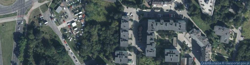 Zdjęcie satelitarne Pyra Justyna Przedsiębiorstwo Usługowo Handlowe PJP