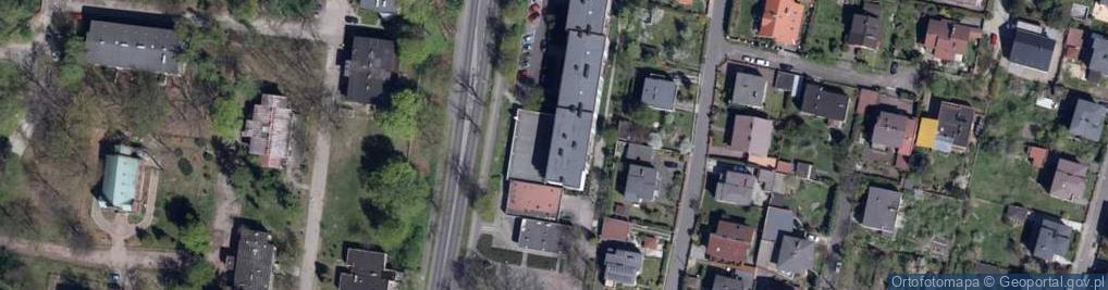 Zdjęcie satelitarne Stowarzyszenie Szachowe Caissa w Rybniku