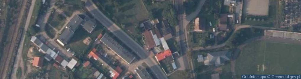 Zdjęcie satelitarne Usługowy Zakład Rzemieślniczy Instalatorstwo Elektryczne E Halamus