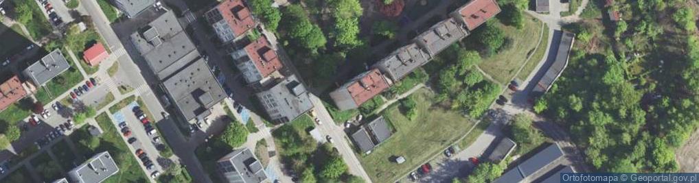 Zdjęcie satelitarne Warzecha Andrzej Przedsiębiorstwo Handlowo-Usługowe Strong-Bud Nazwa Skrócona: Strong-Bud