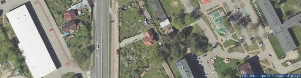Zdjęcie satelitarne Xella Polska Sp. z o.o. Zakład Ytong w Ostrołęce
