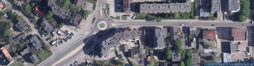 Zdjęcie satelitarne Zakład Blacharsko Dekarski i Inst Sanitarnych Wod Kan