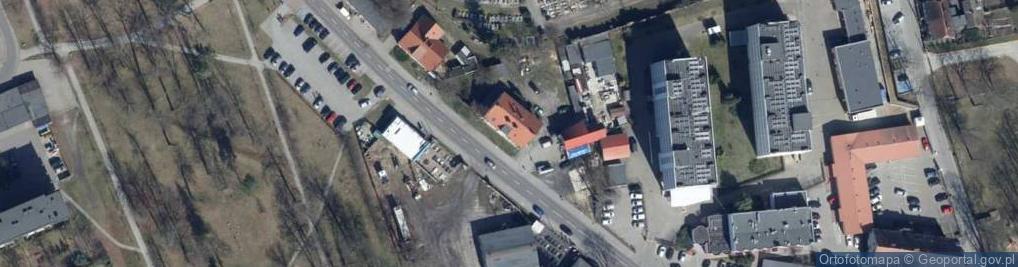 Zdjęcie satelitarne Zakład Budowlano Kamieniarski Centrum Pogrzebowe