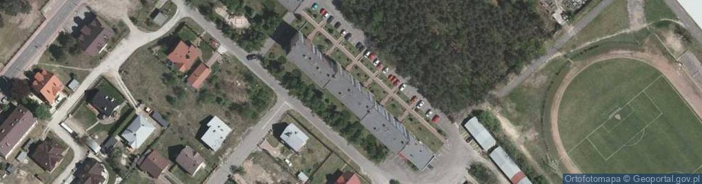 Zdjęcie satelitarne Zakład Usług Telekomnikacyjnych Dudzik Zbigniew Staroń Marek