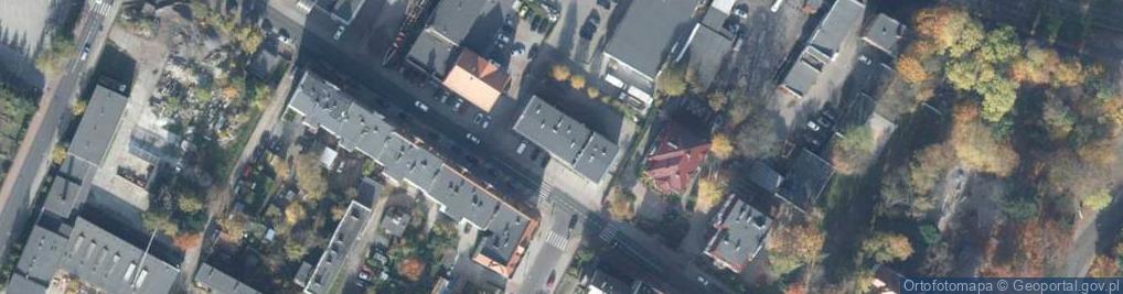 Zdjęcie satelitarne Żarskie Przedsiębiorstwo Budowlane Unipol w Likwidacji