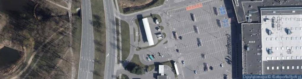 Zdjęcie satelitarne Carrefour - Stacja paliw