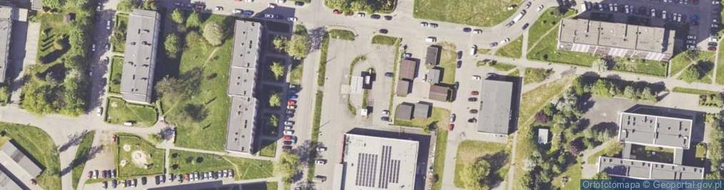Zdjęcie satelitarne Carrefour - Stacja paliw