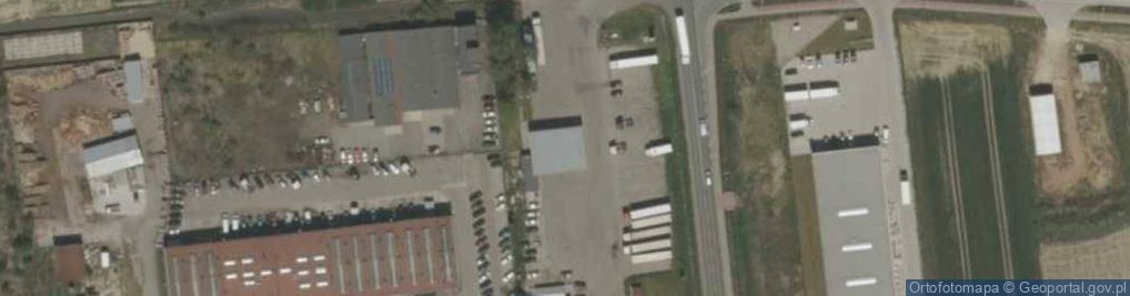 Zdjęcie satelitarne Carrefour - Stacja paliw