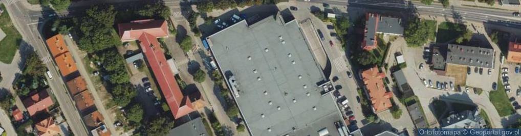 Zdjęcie satelitarne Carrefour Market