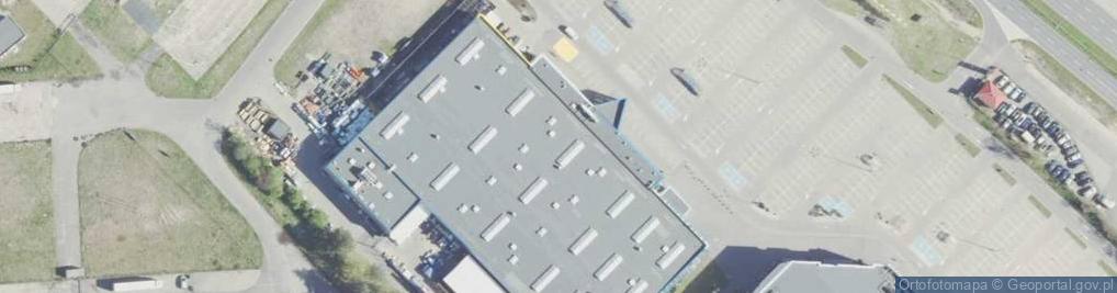 Zdjęcie satelitarne Castorama Leszno