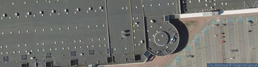 Zdjęcie satelitarne Auchan Bielany