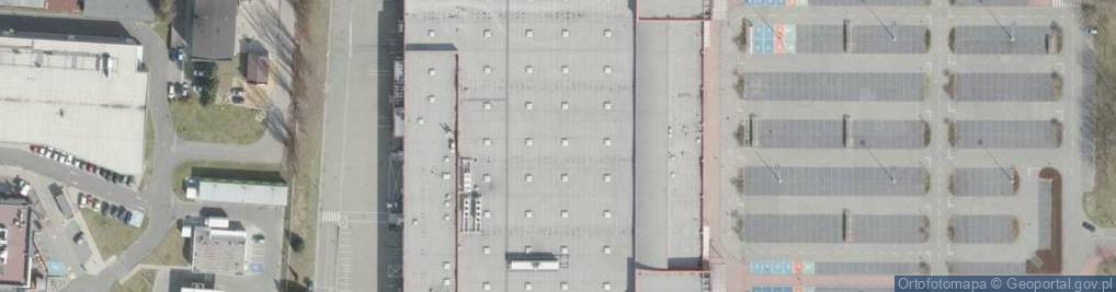 Zdjęcie satelitarne Auchan Dąbrowa Górnicza