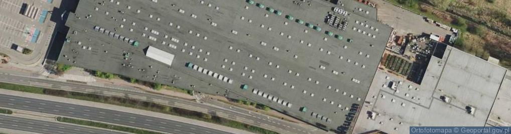 Zdjęcie satelitarne Auchan Katowice