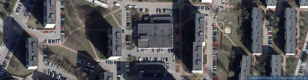 Zdjęcie satelitarne Dom towarowy Chrobry