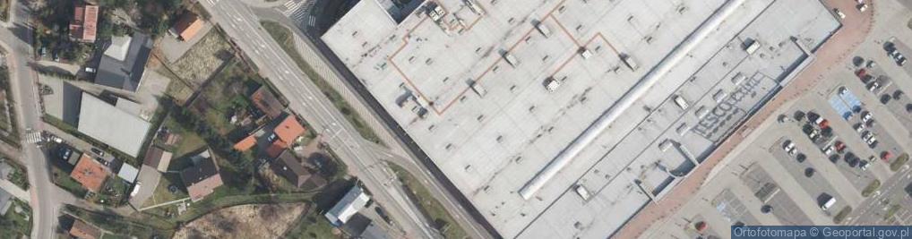Zdjęcie satelitarne Pasaż handlowy