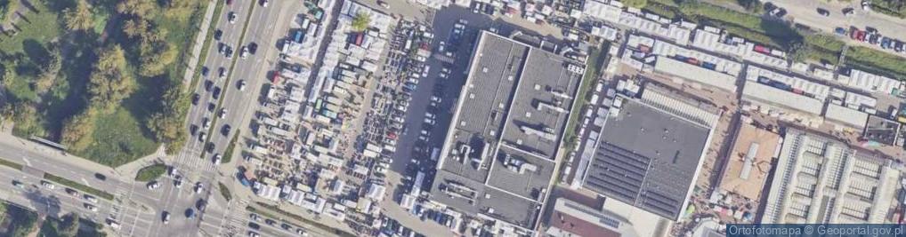 Zdjęcie satelitarne Radomskie Hale Mięsne