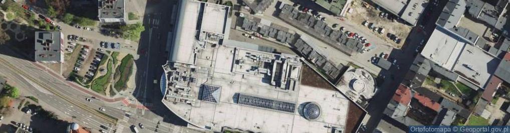 Zdjęcie satelitarne Sosnowiec Plaza