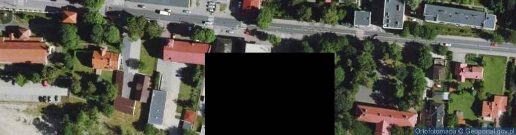 Zdjęcie satelitarne Centrum Kultury w Błoniu