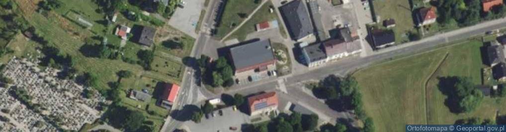 Zdjęcie satelitarne Gminny Ośrodek Informacji, Kultury i Czytelnictwa