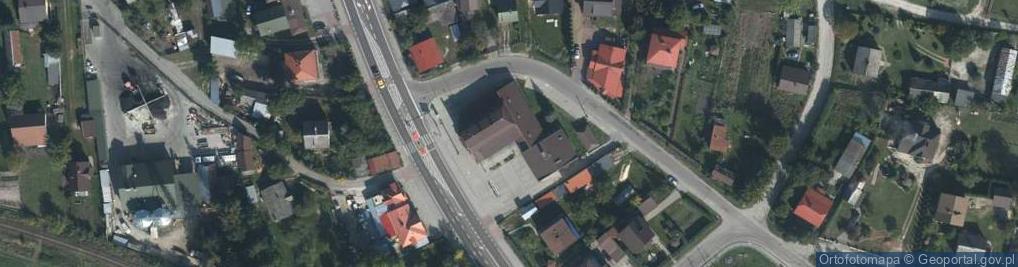 Zdjęcie satelitarne Gminny Ośrodek Kultury Bełżec