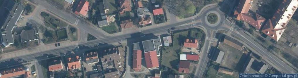 Zdjęcie satelitarne Miejski Dom Kultury w Rzepinie