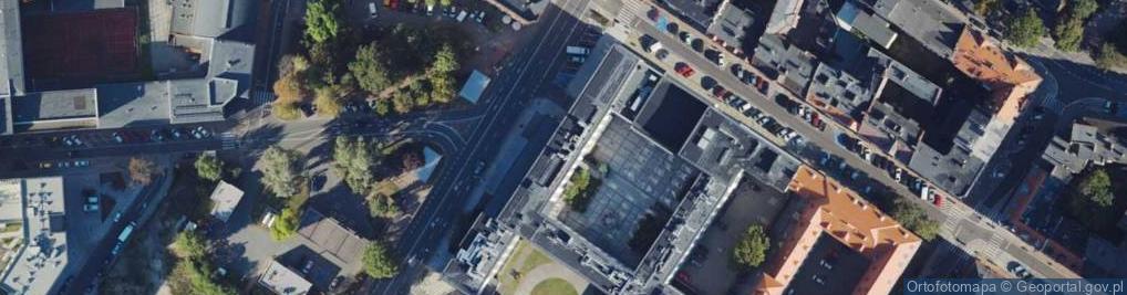Zdjęcie satelitarne Pałac Młodzieży