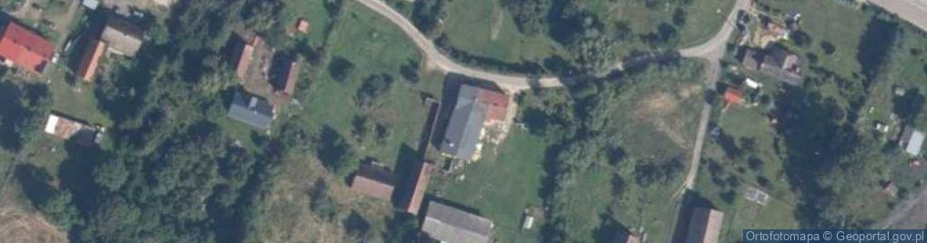 Zdjęcie satelitarne świetlica wiejska w Pęplinie
